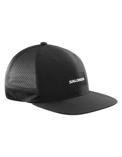 Cap Trucker Flat Cap Deep Black/Deep Black