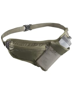 Active Belt With Bottle Dusky Green/Ebony
