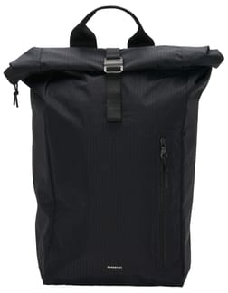 Grid Rolltop Backpack Bag 16" Black