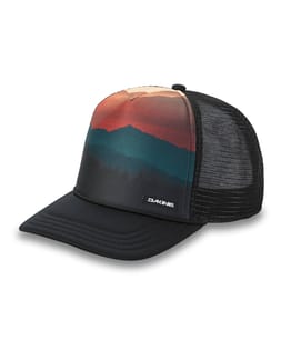 Scenic Trucker Fire Mountain