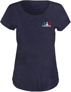 Schlittelplausch T-shirt Navy Fancy Melange