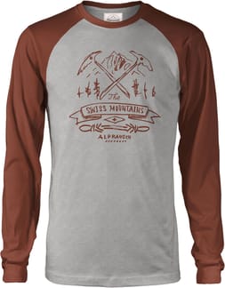 Schwiizer Berge Longsleeve Grey Melange Arabian Spice