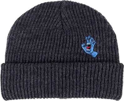 Screaming Mini Hand Beanie Dark Heather