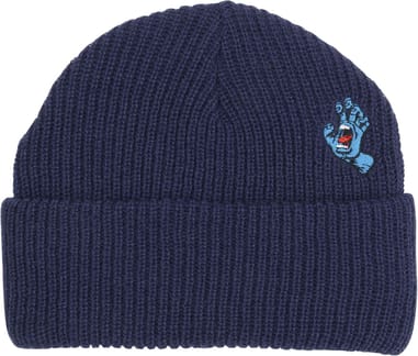 Screaming Mini Hand Beanie Dark Navy