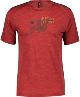 Shirt M's Defined Merino SS Tuscan Red