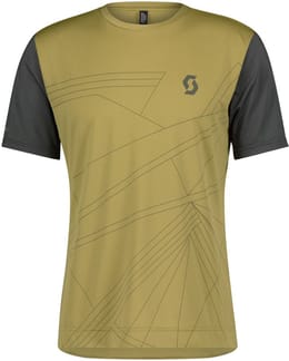 Shirt M's Trail Flow SS Mud Green/Dark Grey