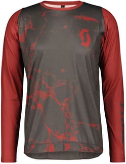 Shirt M's Trail Vertic LS Tuscan Rred/Drak Grey