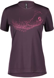 Shirt W's Trail Flow SS Dark Purple/Carmine Pink