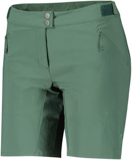 Shorts W's Endurance ls/fit w/pad Smoked Green