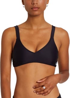 Simply Solid Vneck W Black