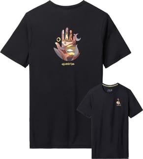 Nature Transitions Graphic Short Sleeve Tee Slim Fit Black