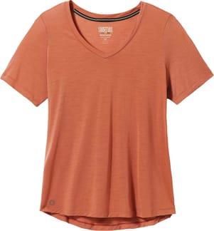 Women's Active Ultralite V-Neck Short Sleeve Copper