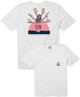 So Burnt SS Pocket Tee White
