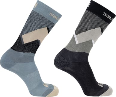 Socks Outline Crew 2-Pack Stormy Weather