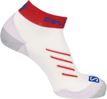 Socks Pulse Ankle White/Poppy Red/Amparo