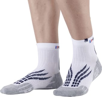 Socquette Run Elite Blanc Marine