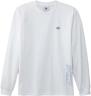 Speed G LS Tee White/Sonic Aqua