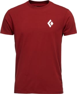SS Equipment For Alpinist Tee M Red Oxide