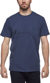 SS Half Dome Pocket Tee M Ink Blue