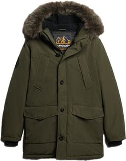 Everest Faux Fur Hooded Parka Surplus Goods Olive