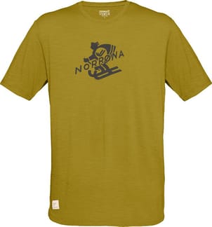 Svalbard Wool T-Shirt M's Golden Palm