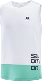 T Shirt Cross Run Graphic Tank M White/P