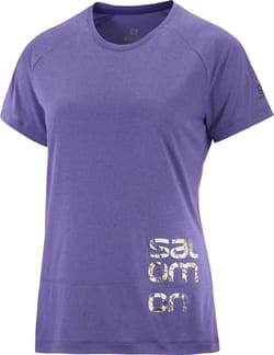 T Shirt Cross Run Graphic Tee W Deep Bl