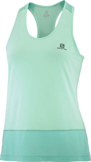 T Shirt Cross Run Tank W Beach Glass/Poo