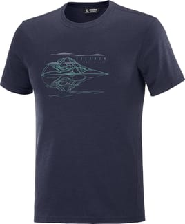 T-Shirt Explore Blend Tee M Night Sky/Heather