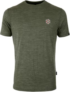 T-Shirt Flake Cake Heather Moss