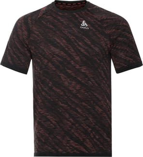 T-shirt MC Blackcomb Light Black - Shocking Orange - Space Dye