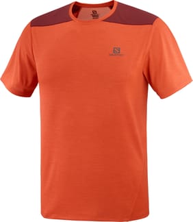 T Shirt Outline Ss Tee M Fiery Red/Cabe