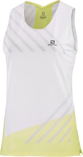 T Shirt Sense Aero Tank W White/Sunny Li