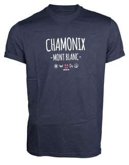 T-Shirt Chamonix Snowleader Navy