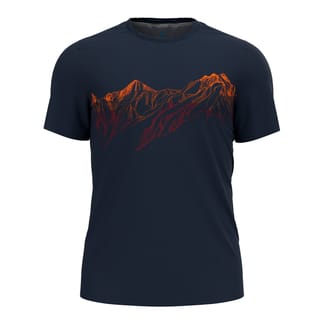 T-shirt MC F-Dry Print Dark Sapphire - Graphic Ss22
