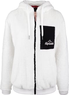 Teddy Grethli fleece jacket hooded Snowwhite