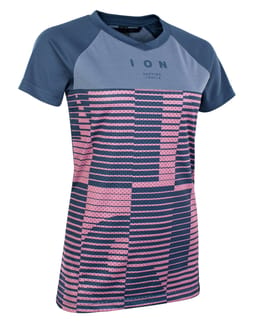 Tee SS Scrub AMP Mesh_ine WMS indigo dawn