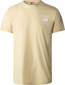 M S/S Simple Dome Tee Gravel/TNF White