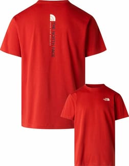 M Vertical Regular Short Sleeve Tee Iron Clay