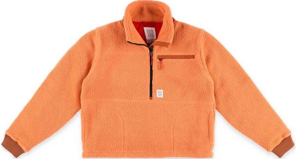 Mountain Fleece Pullover W Rust Brick