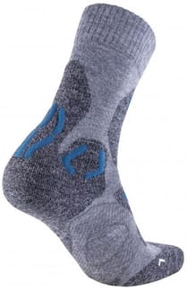 Trekking Winter Merino Lady Socks Grey Melange/Petrol Blue