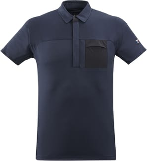 Trilogy Signature Wool Polo M Saphir