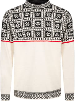 Tyssoy Unisex Sweater Blanc/ Bleu Marine