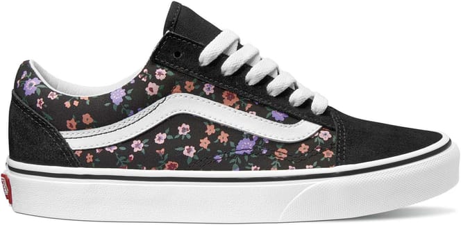 Old Skool Floral Covered White
