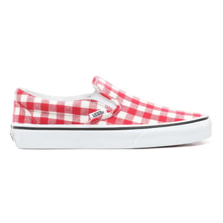 Classic Slip-On Gingham Racing Red/True