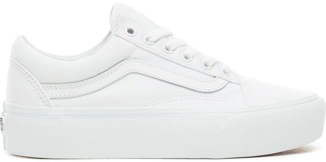 Old Skool Platform True White
