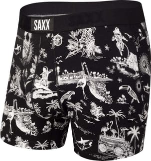 Ultra Boxer Brief Fly M Black Astro Surf And Turf