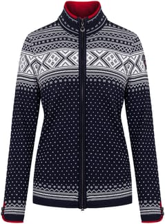 Valle W Jkt Knit Navy/Off White 