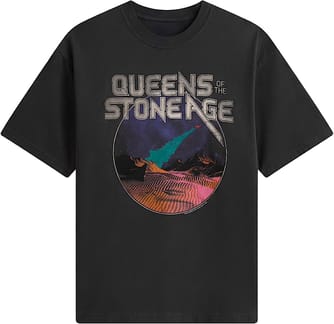 Queens of the Stone Age Desert Sessions SS Tee Faded Black