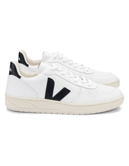 V-10 Leather Extra White Black